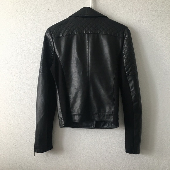 Vegan Leather Moto Jacket - Picture 7 of 8